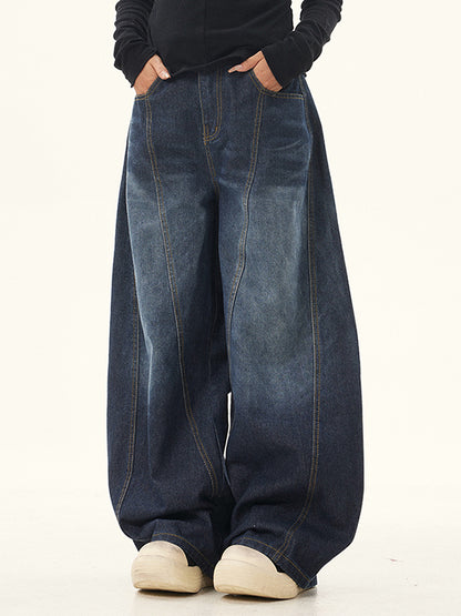 Oversize Structured Scimitar Jeans