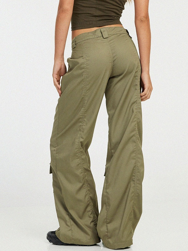 Low Waist Pocket Cargo Jean