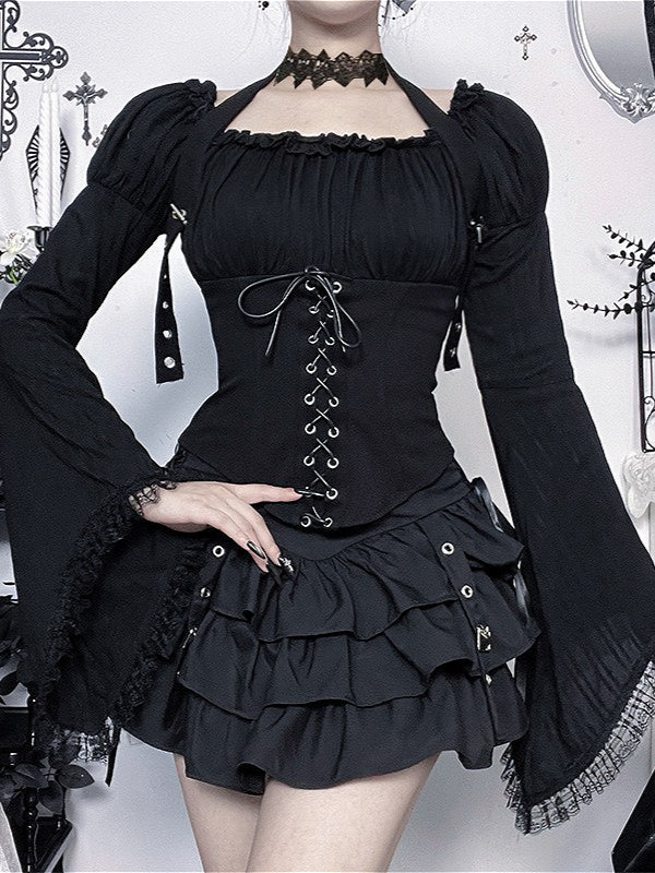 Gothic High-Waist Cake Skirt