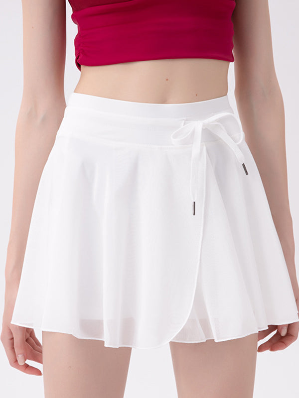 High Waist Quick Drying Exercise Mini Skirts