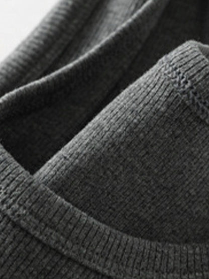 Plain Crewneck Short Tank Top