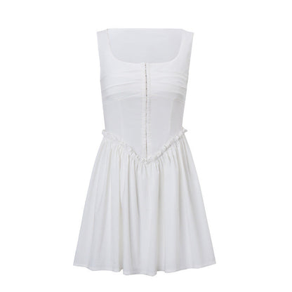 Amara Backless A-Line Mini Dress