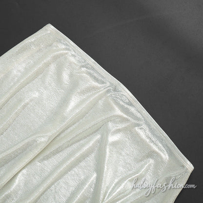 Ruched solid backless tube top