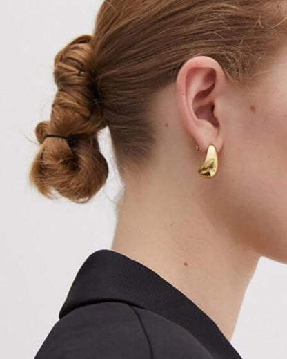 Metal Drop Earrings