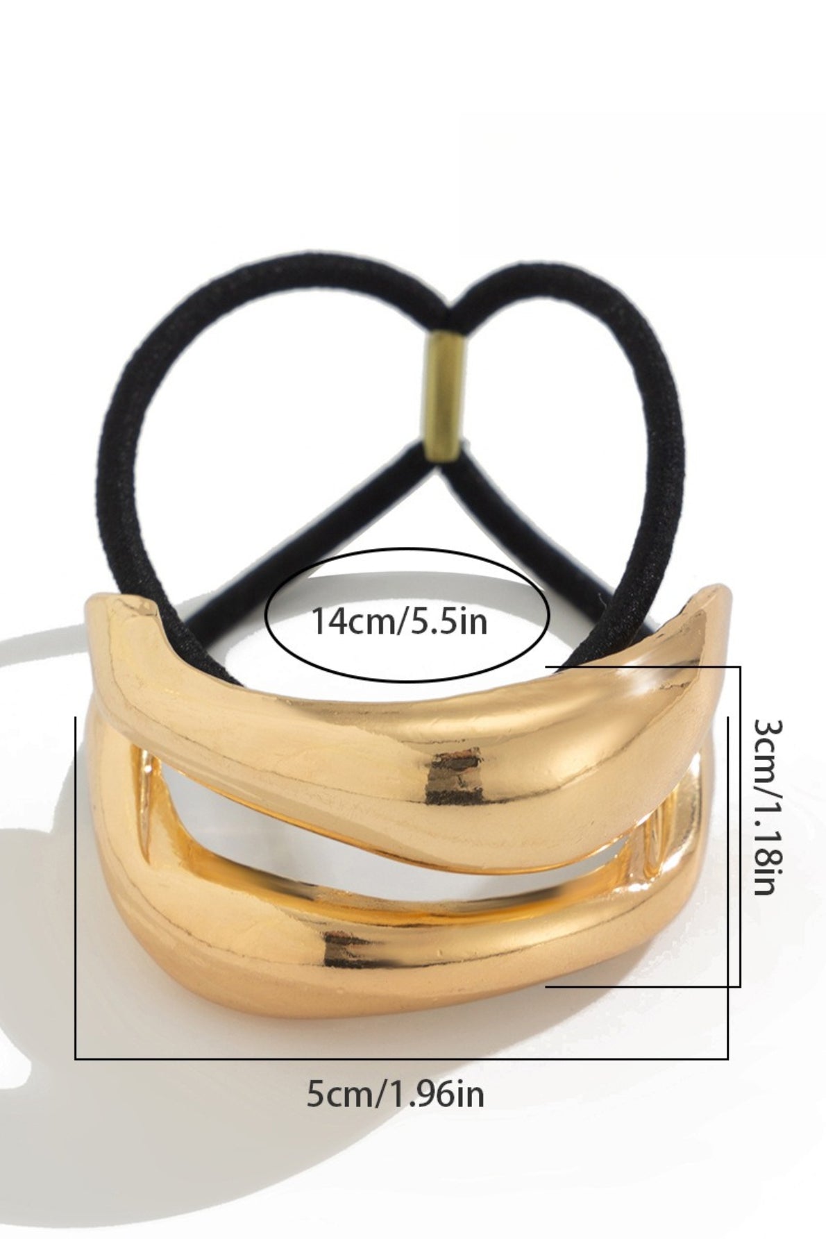 Ponytail Bow Accent Hair Cuff