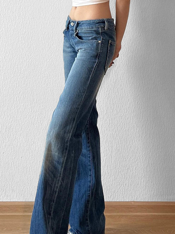 Low-Rise Slimming Basics Versatile Flare Jeans