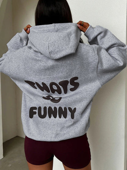 Letter Oversized Hoodie