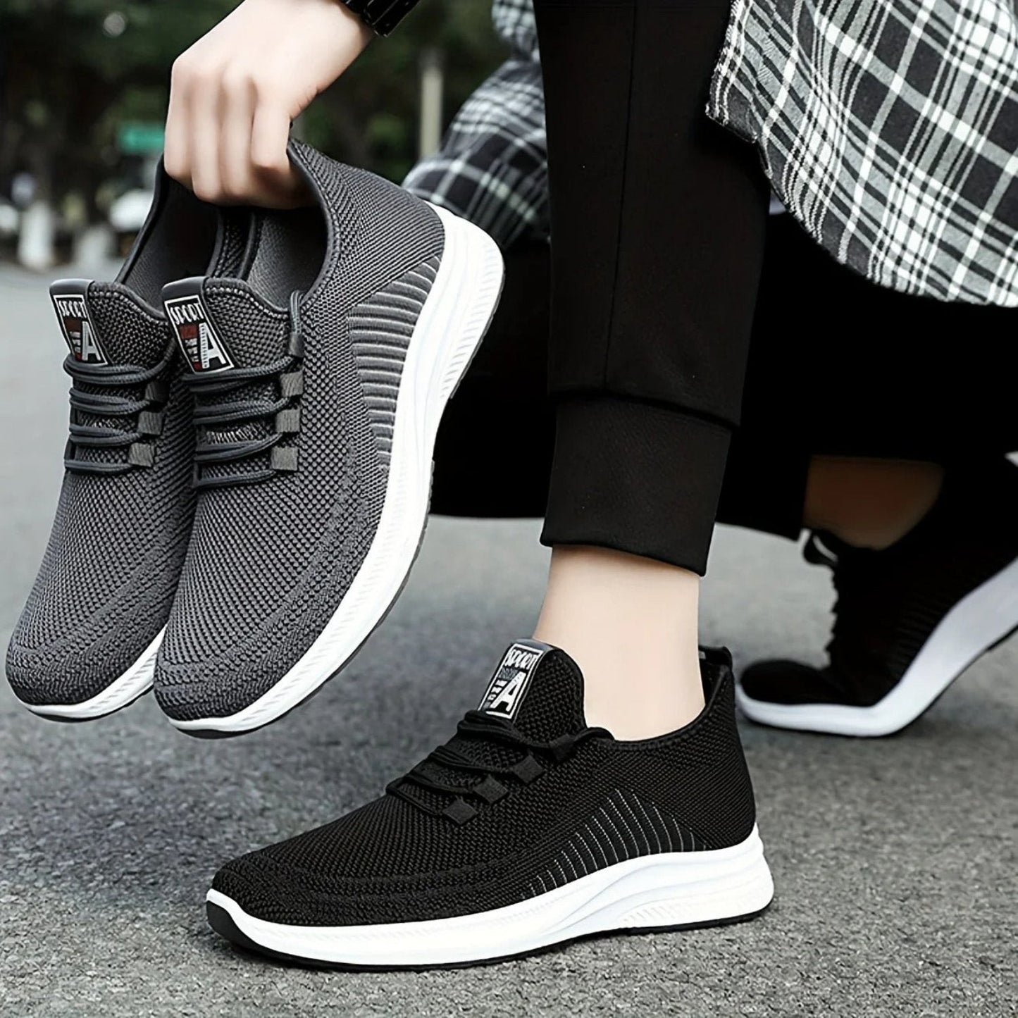 Grayson - Zapatillas de entrenamiento informales - Deportivas - Ligeras - Ideales para días informales