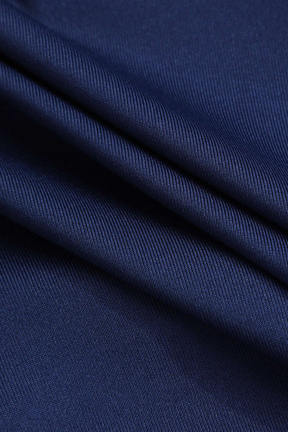 Navy Blue Y2k Square Neck Cropped Tank Top