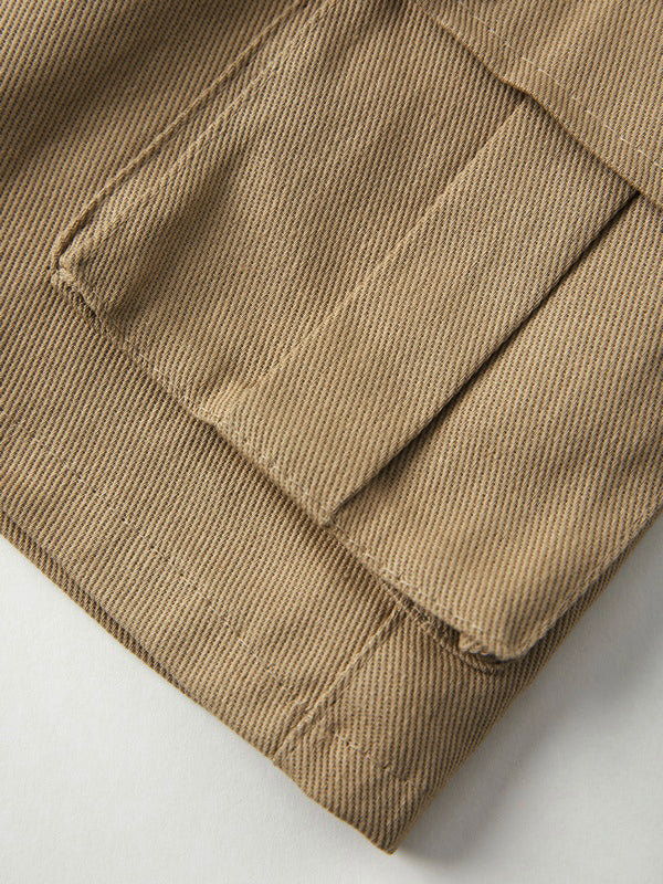 Street Khaki Cargo Skirt