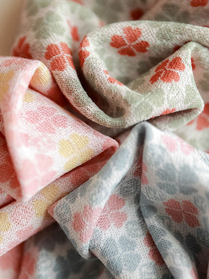 Sophia Vintage V-neck Printed Jacquard Cardigan