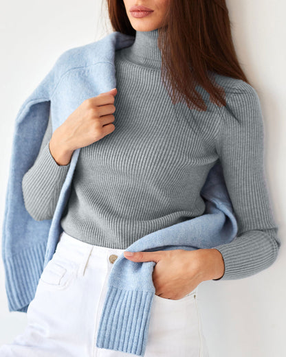 Turtleneck Pullover Sweater