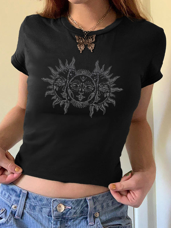 Sun Print Short Sleeve Tee