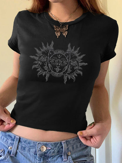 Sun Print Short Sleeve Tee
