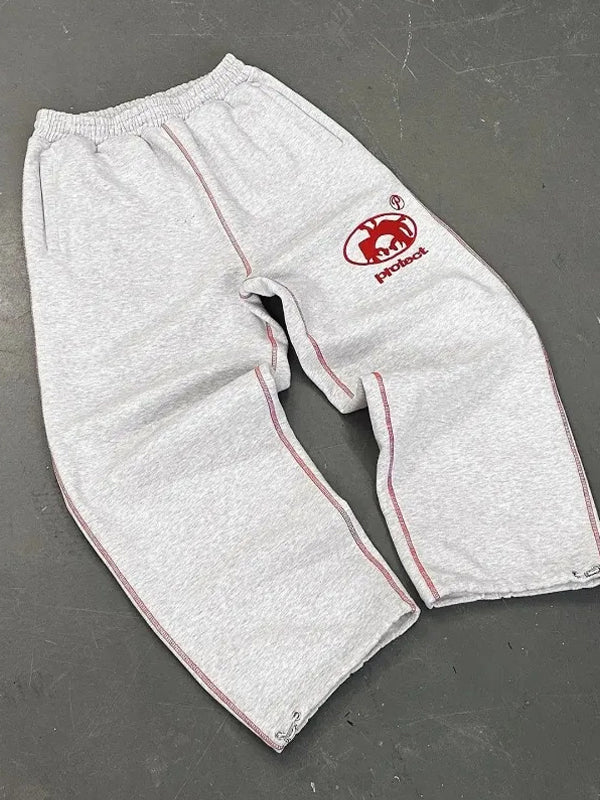 Vintage Print Sweatpants