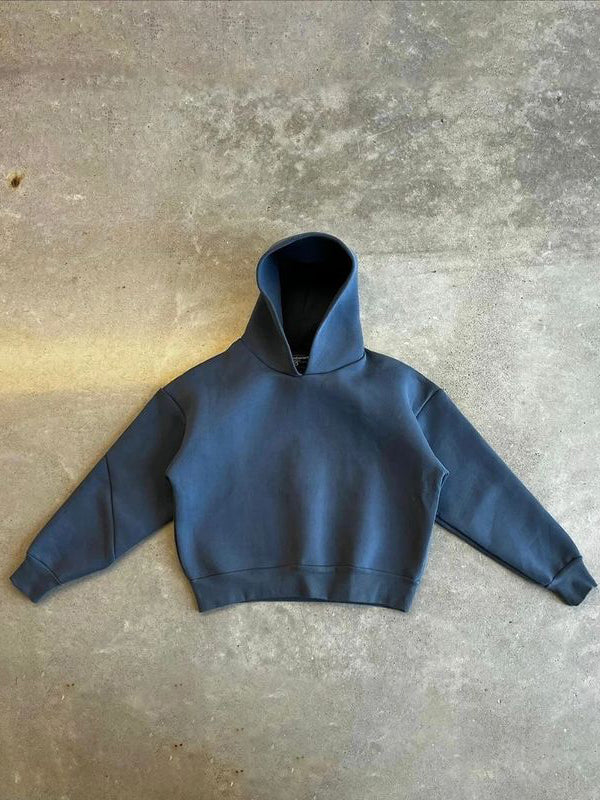 Solid Oversized Long Sleeve Hoodie