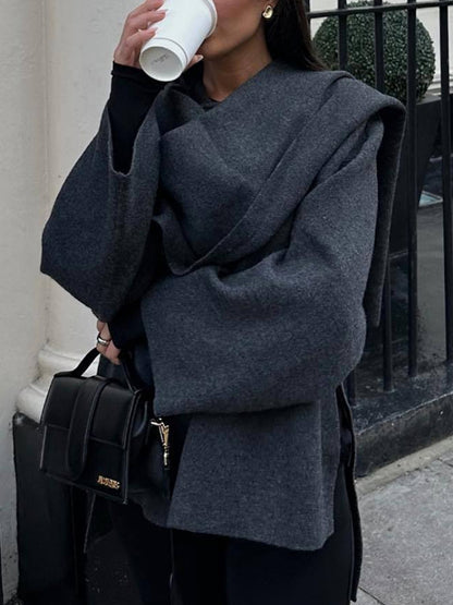 Lazy Shawl Cape Scarf Coat