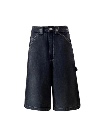 American Vintage Loose Denim Shorts
