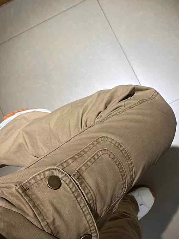 Multi-Pocket Flared Straight Cargo Pants