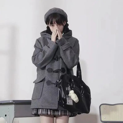 Thickened Preppy Style Coat