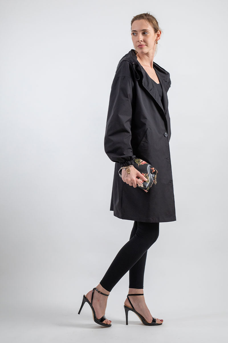 Chaqueta impermeable y transpirable con capucha para mujer | Ideal para actividades al aire libre