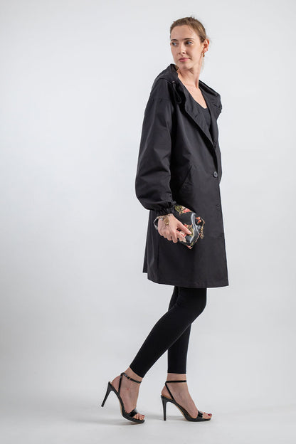 Chaqueta impermeable y transpirable con capucha para mujer | Ideal para actividades al aire libre