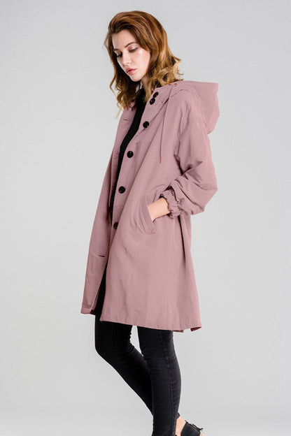 Chaqueta impermeable y transpirable con capucha para mujer | Ideal para actividades al aire libre