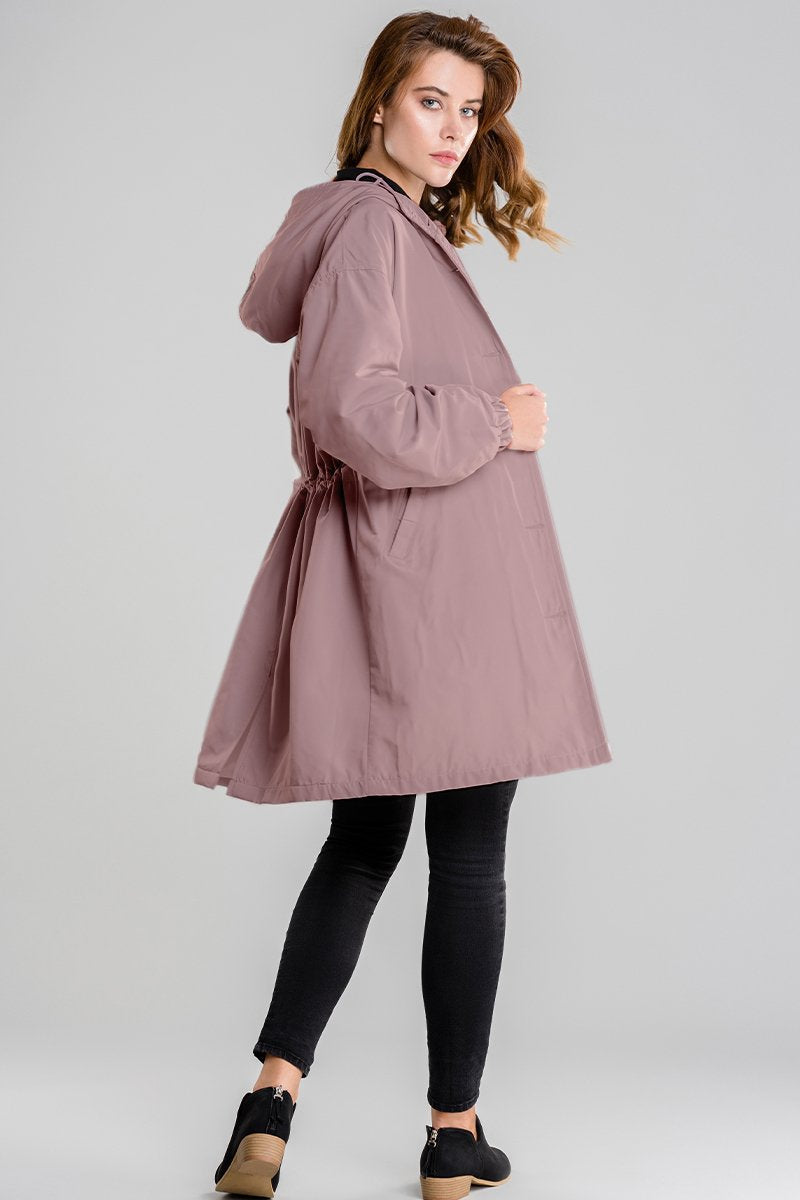 Chaqueta impermeable y transpirable con capucha para mujer | Ideal para actividades al aire libre