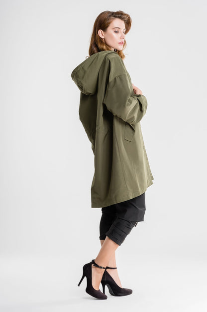 Chaqueta impermeable y transpirable con capucha para mujer | Ideal para actividades al aire libre