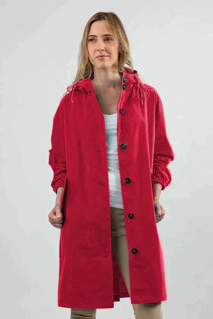 Chaqueta impermeable y transpirable con capucha para mujer | Ideal para actividades al aire libre