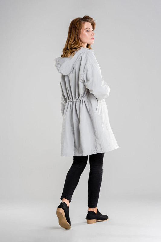 Chaqueta impermeable y transpirable con capucha para mujer | Ideal para actividades al aire libre