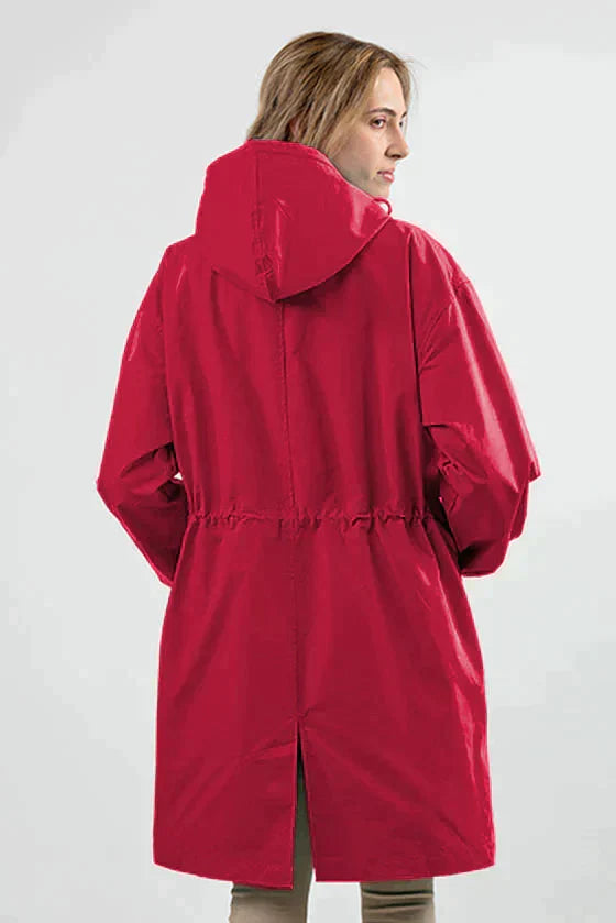 Chaqueta impermeable y transpirable con capucha para mujer | Ideal para actividades al aire libre