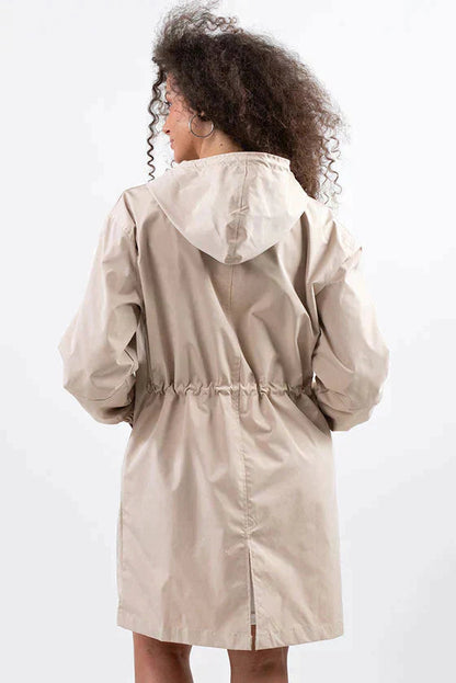 Chaqueta impermeable y transpirable con capucha para mujer | Ideal para actividades al aire libre