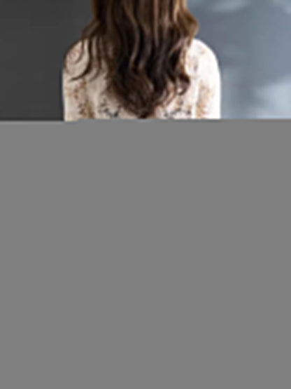 Emma Classic V-Neck Hollow Crochet Knitted Cardigan