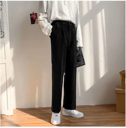 Casual Wide Leg Straight Loose Long Pants