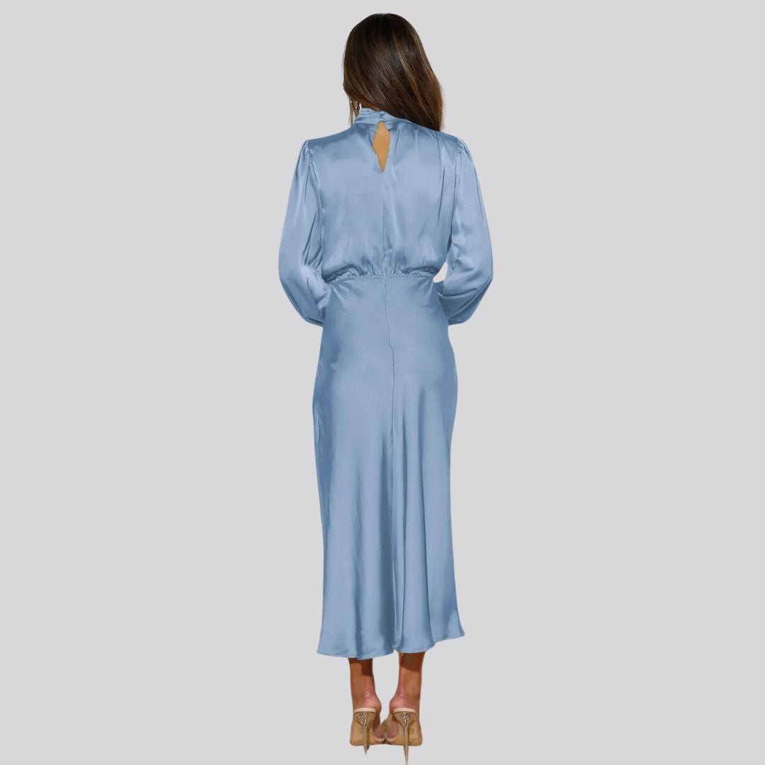 Women's Midi Dress in Longsleeve Design | Ideal for Spring/Summer