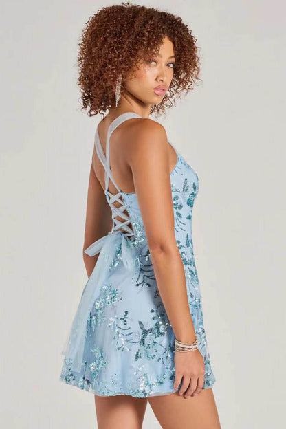 Minivestido de lentejuelas Glam Night