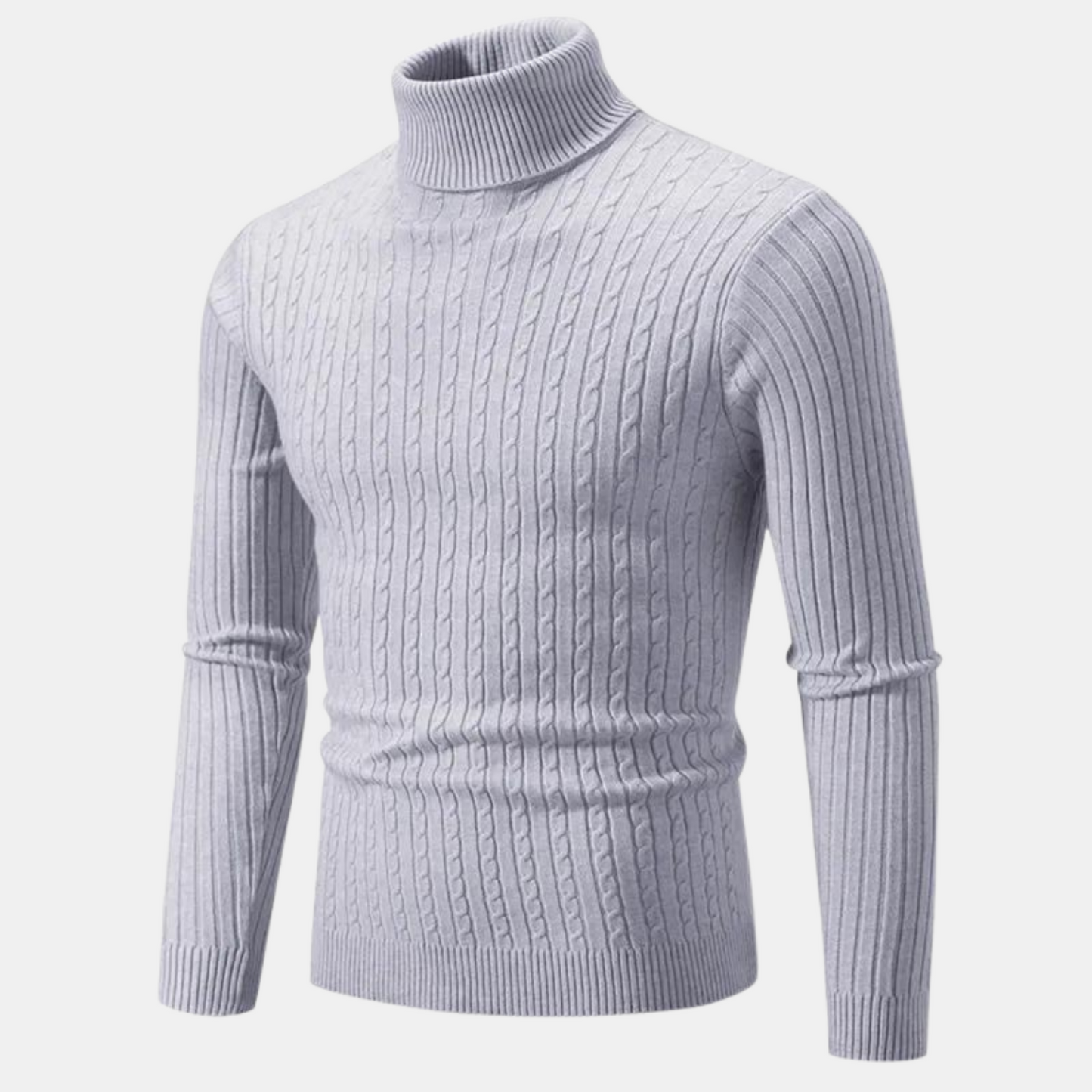 Jared - Jersey de punto de cuello alto - Clásico - - Ideal para otoño/invierno