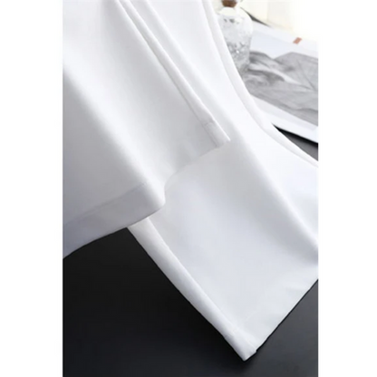 Women's Elegant Tight Fit High Waisted Flared Trousers | Ideal for All Seasons