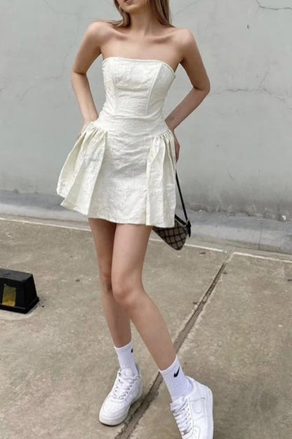 Floral Print Lace Backless Slim High Waist Mini Dress