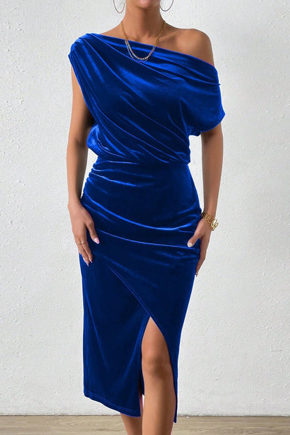 Off-the-shoulder Bodycon Cocktail Dress