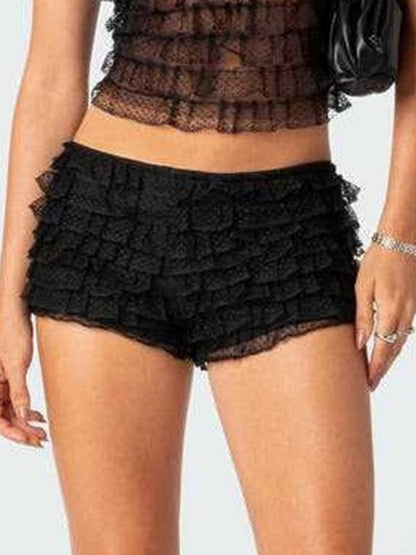 Lace Multi Layered Shorts