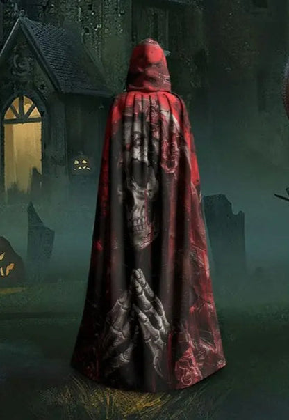 Santa Muerte Embroidered Cloak