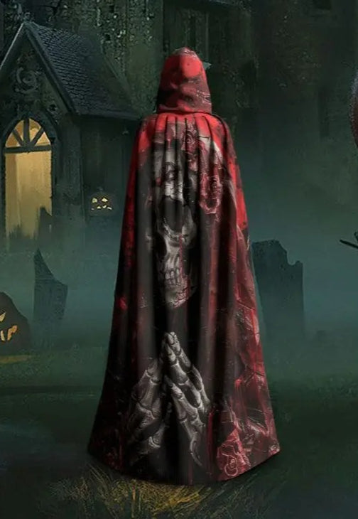 Santa Muerte Embroidered Cloak