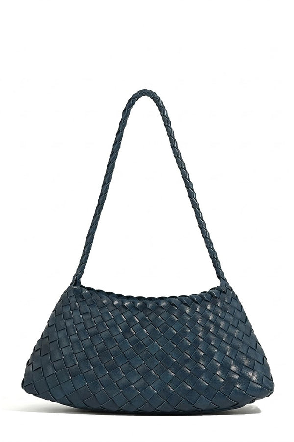 Hand-woven Vintage-style Underarm Shoulder Bag
