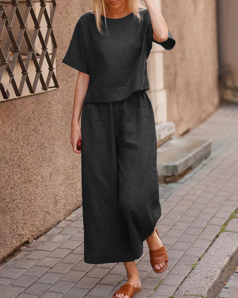 Vanessa - Traje de dos piezas para mujer - Elegante - Estilo moderno - Ropa para el día a día