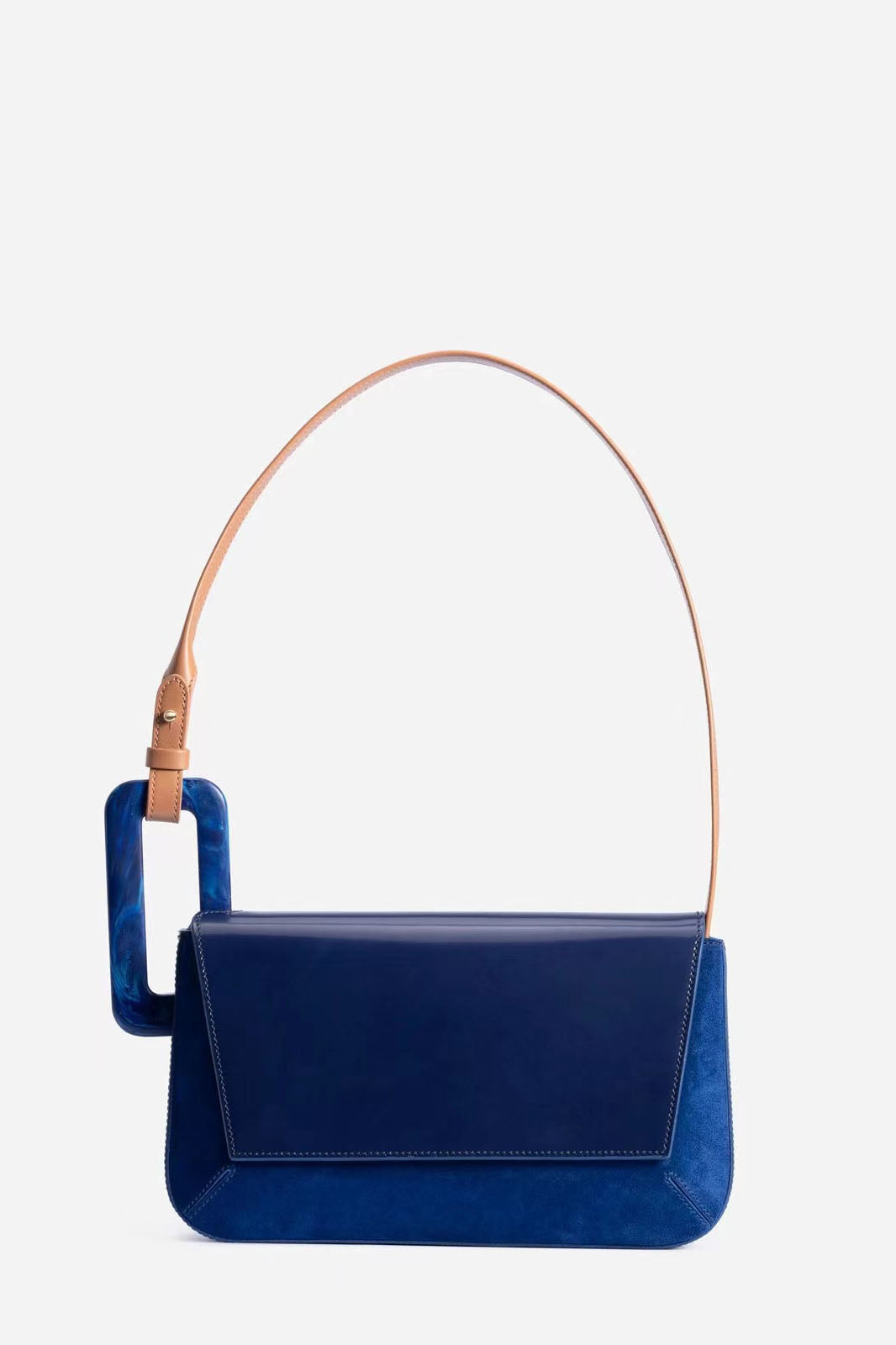 Bolso de patchwork con bloques de colores de moda y estilo lindo