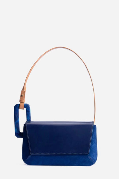 Bolso de patchwork con bloques de colores de moda y estilo lindo