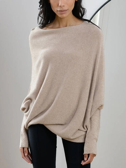 Natasha - Elegante suéter holgado de algodón para mujer | Ideal para días informales