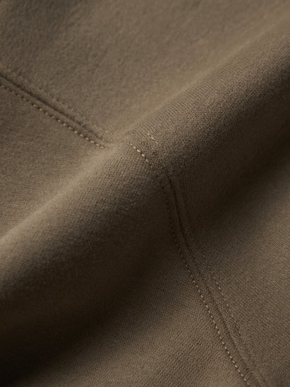 Letter Label Embellished V Neck Oversized Hoodie